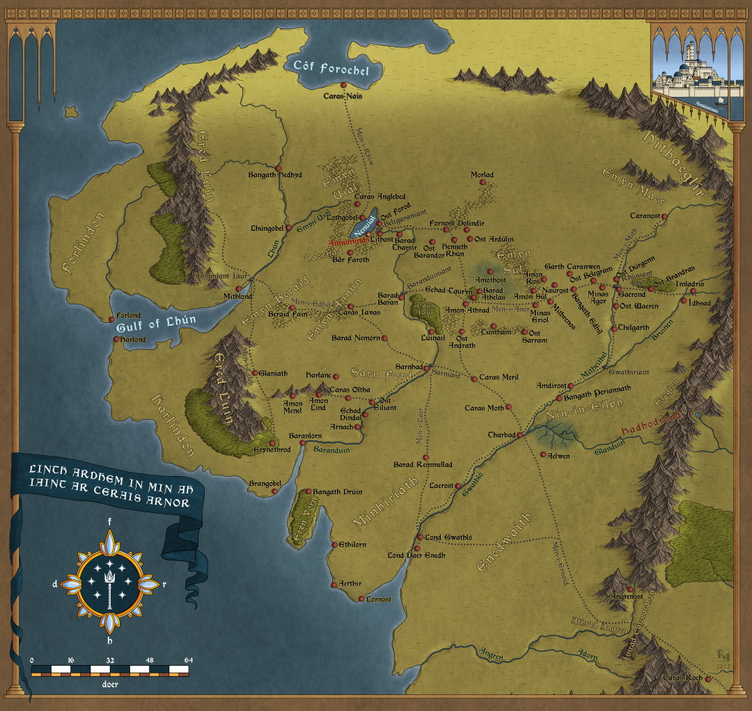 [Middle-earth] Roads and Settlements of Arnor | Tabletop Roleplaying ...